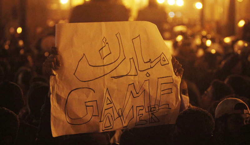 Illustration for article titled Two Words Helping Overthrow A Government